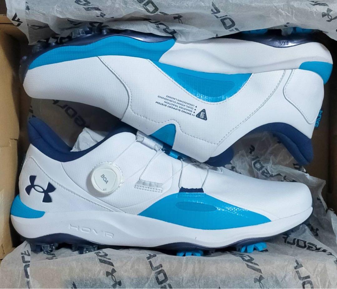 新品 アンダーアーマー ボア ゴルフ シューズ 27.5cm プロ使用モデル