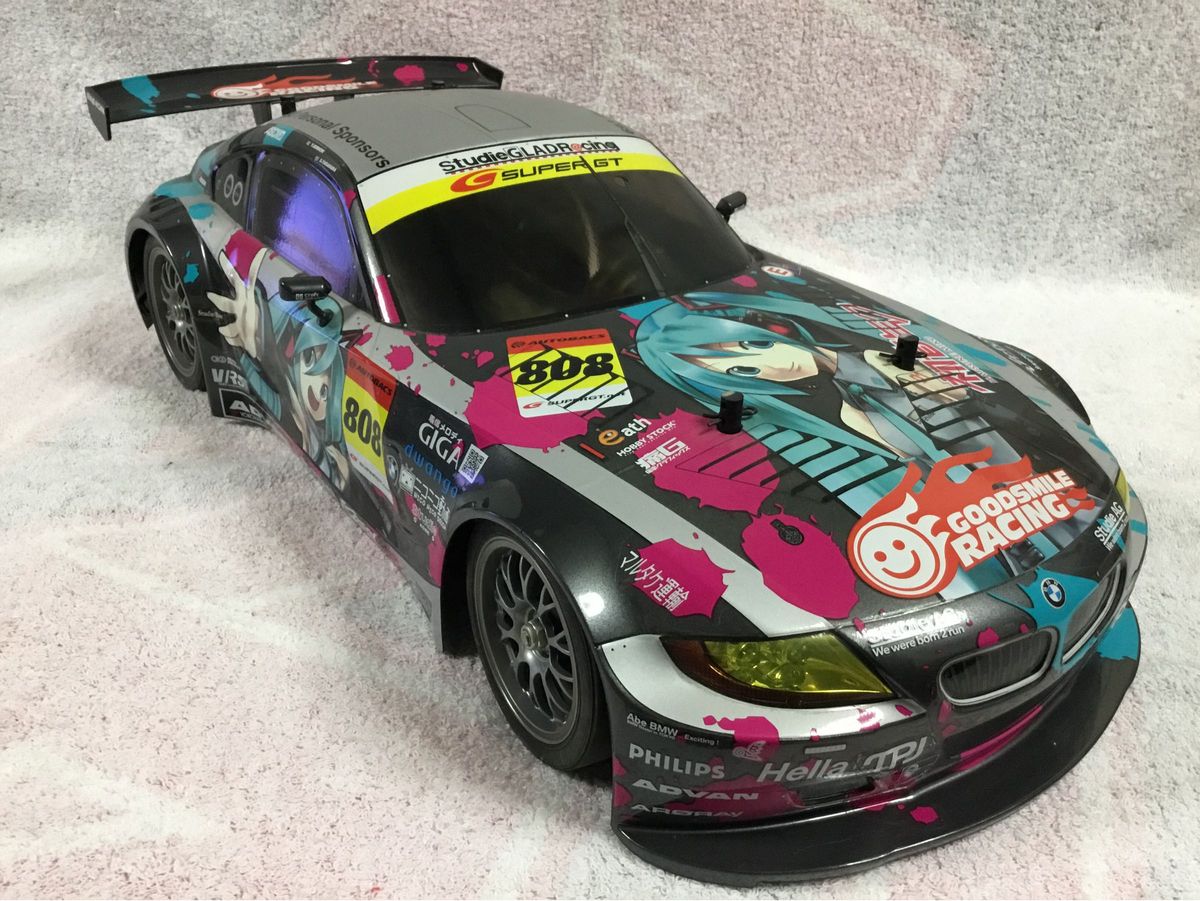 初音ミク studie GLAD BMW Z4 ( TT－01 TYPE－ E ）タミヤ 1/10 電動RC