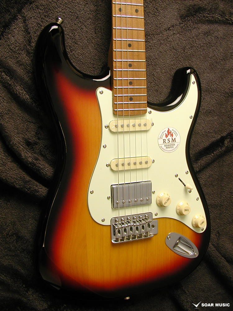 BST-2-RSM/M 3TS (Bacchus / バッカス) エレキギター ストラトタイプ