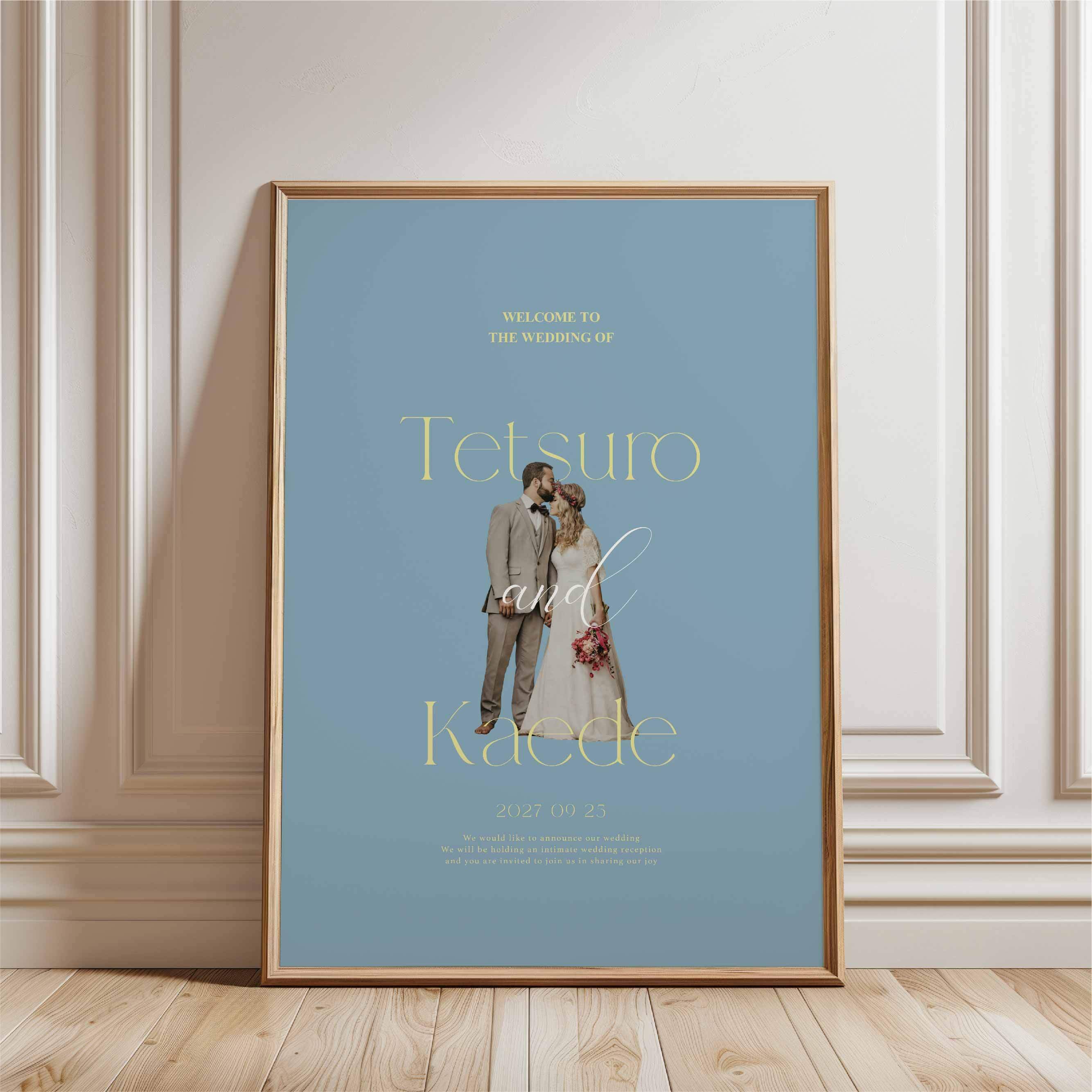 ウェルカムボード｜海外風｜結婚式 #3 | HAPILY