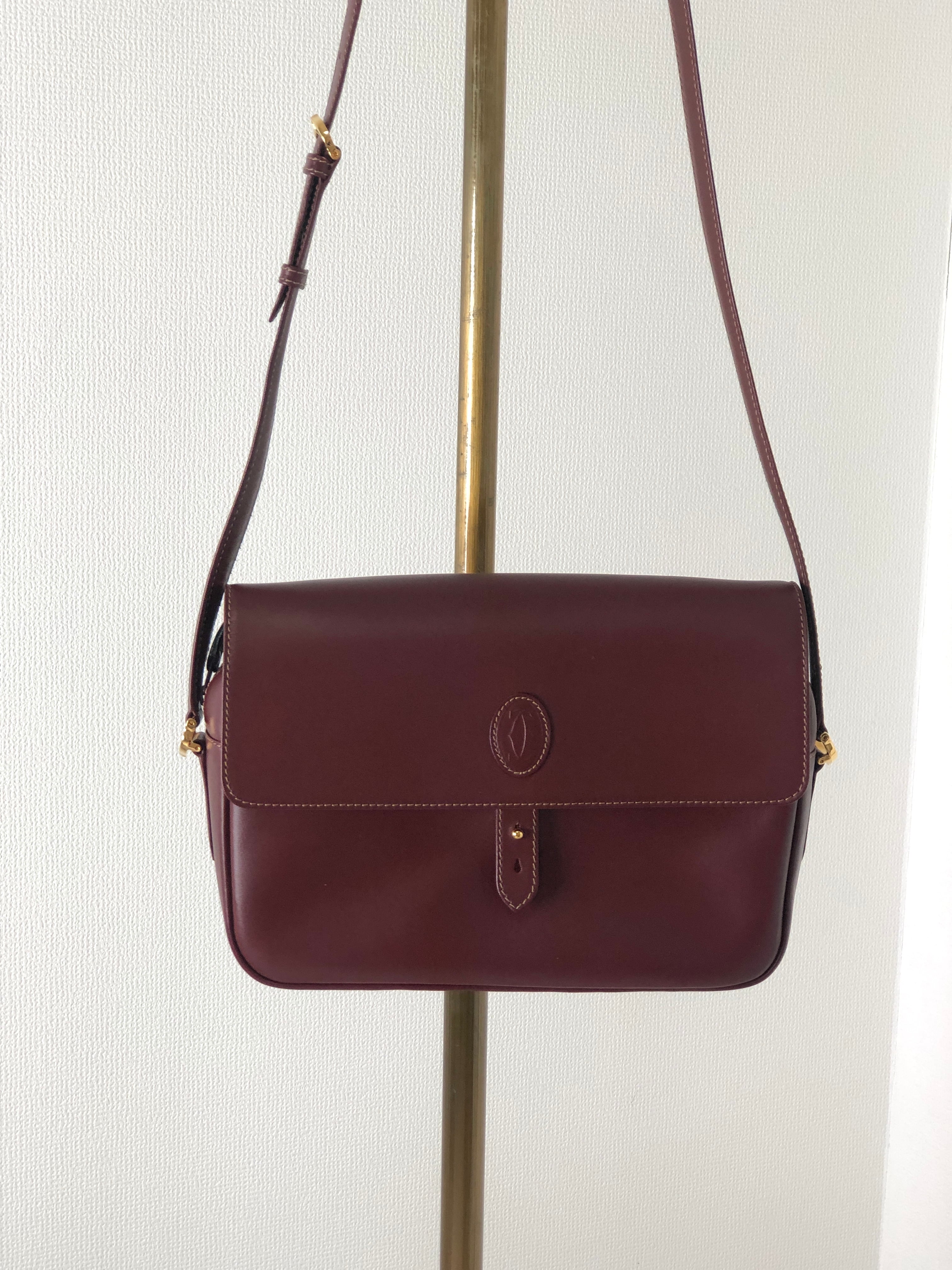 Cartier カルティエ マストライン ショルダーバッグ ボルドー vintage