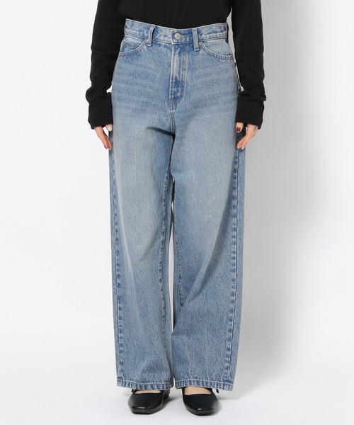 セール】ワイドストレートデニムパンツ 252605（デニムパンツ