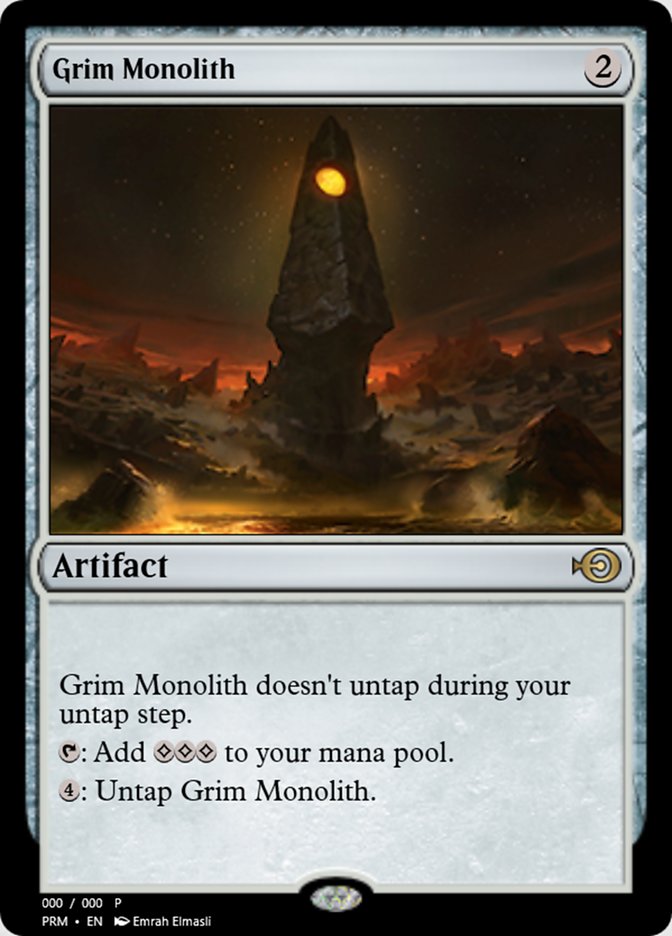 MTG 厳かなモノリス ⁄ Grim Monolith 日本語版 1枚 マジック：ザ MTG