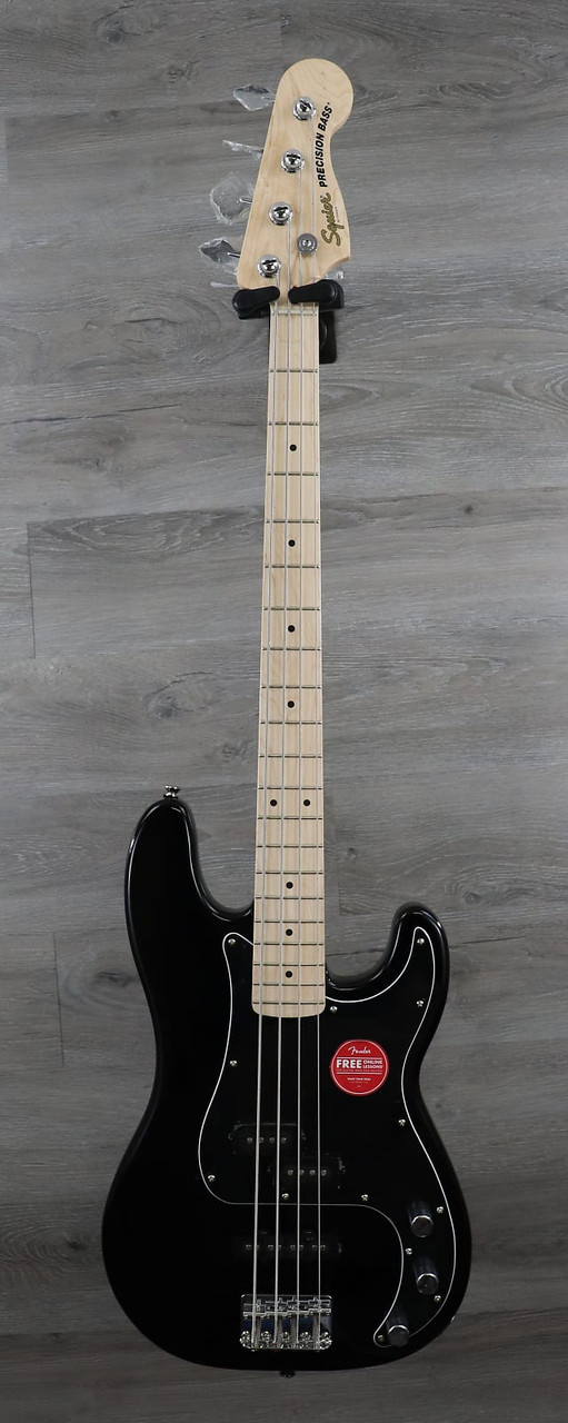 Squier Affinity Precision Bass PJ with Maple Fretboard Black - K&S