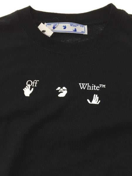 OFF-WHITE(オフホワイト) / Tシャツ/L/コットン/ブラック/LG-425
