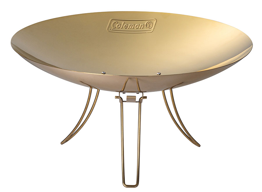 コールマンの人気焚き火ギアに、ゴールドカラーが登場！ キャンプ