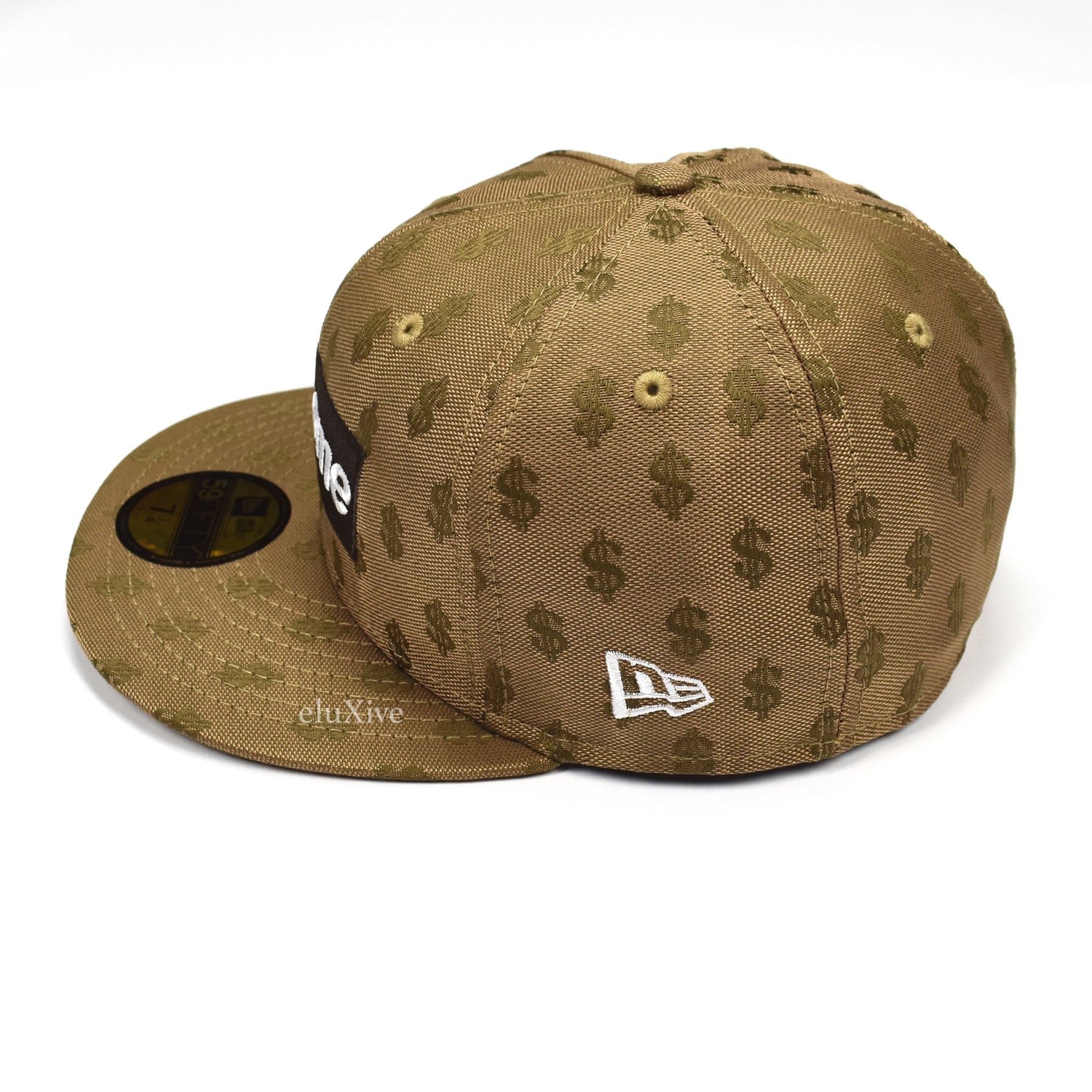 Supreme x New Era - SS18 Brown Box Logo Monogram 59FIFTY Fitted